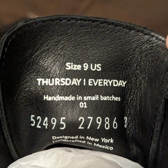 Thursday Major Zipper Boot - Black - Size 9 - Like NEW - Picture 8 of 12